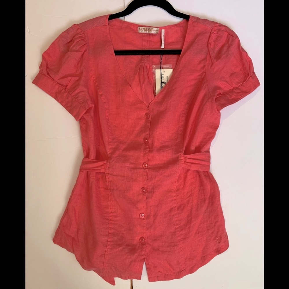 Guess Linen button down top